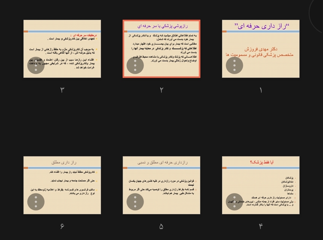 جزوه رازداری حرفه ای