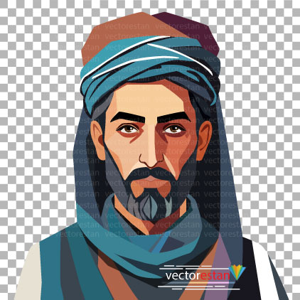 png عکس مردجوان باعمامه و عبا(پوشش قدیمی)