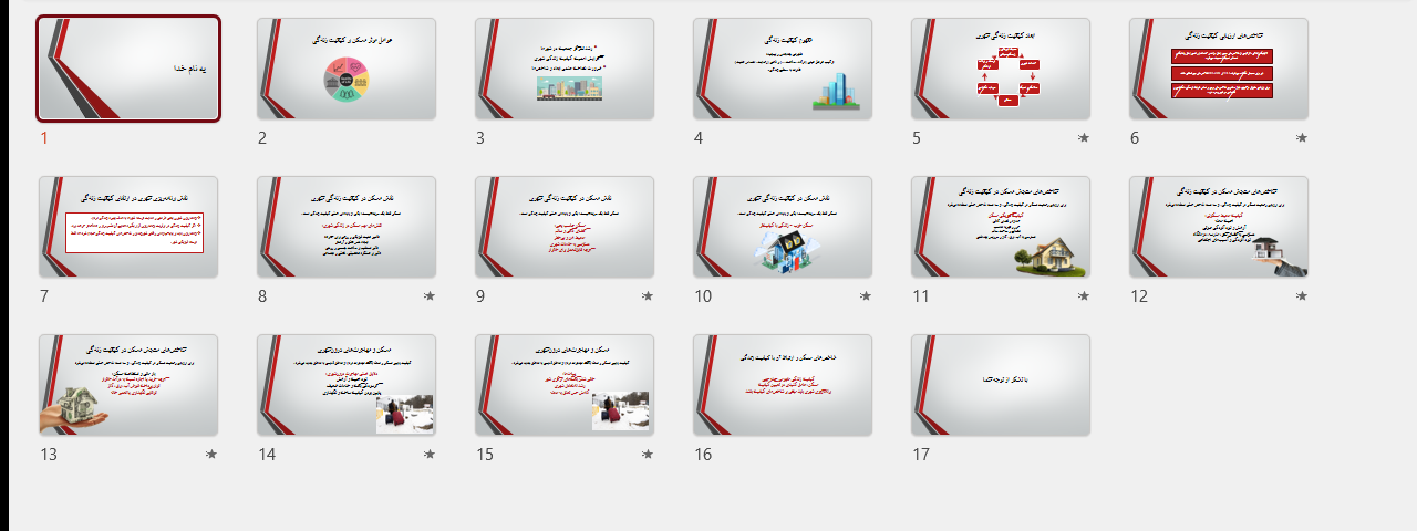 تاثیر مسکن بر کیفیت زندگی شهری