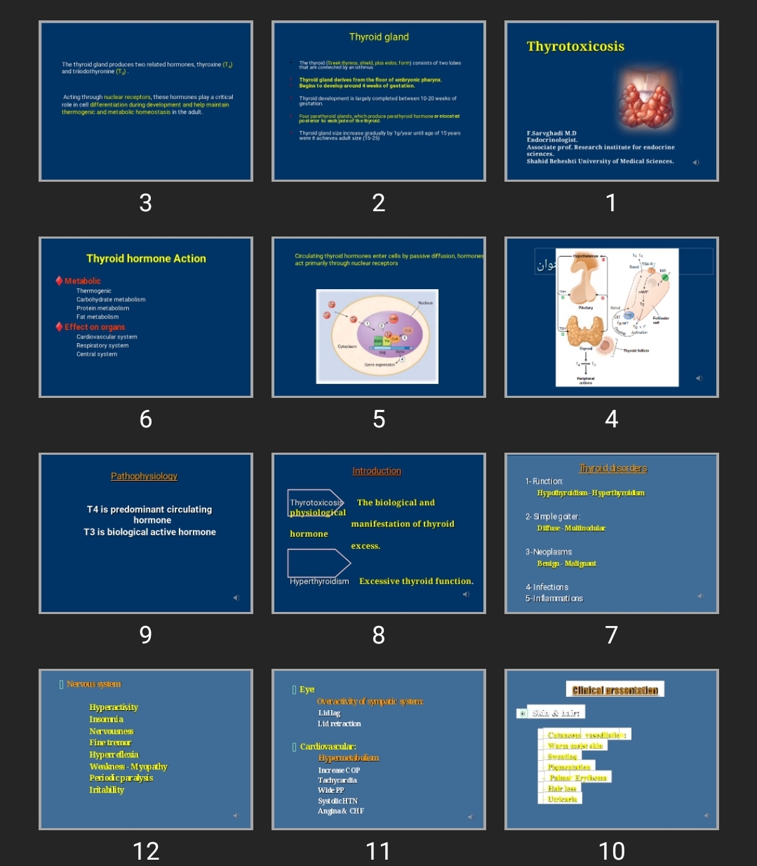 پاورپوینت Thyrotoxicosis