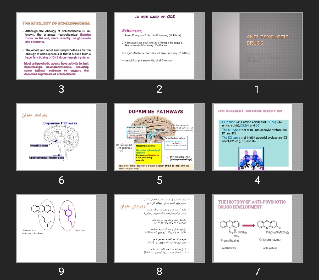 پاورپوینت Anti-psychotic drugs