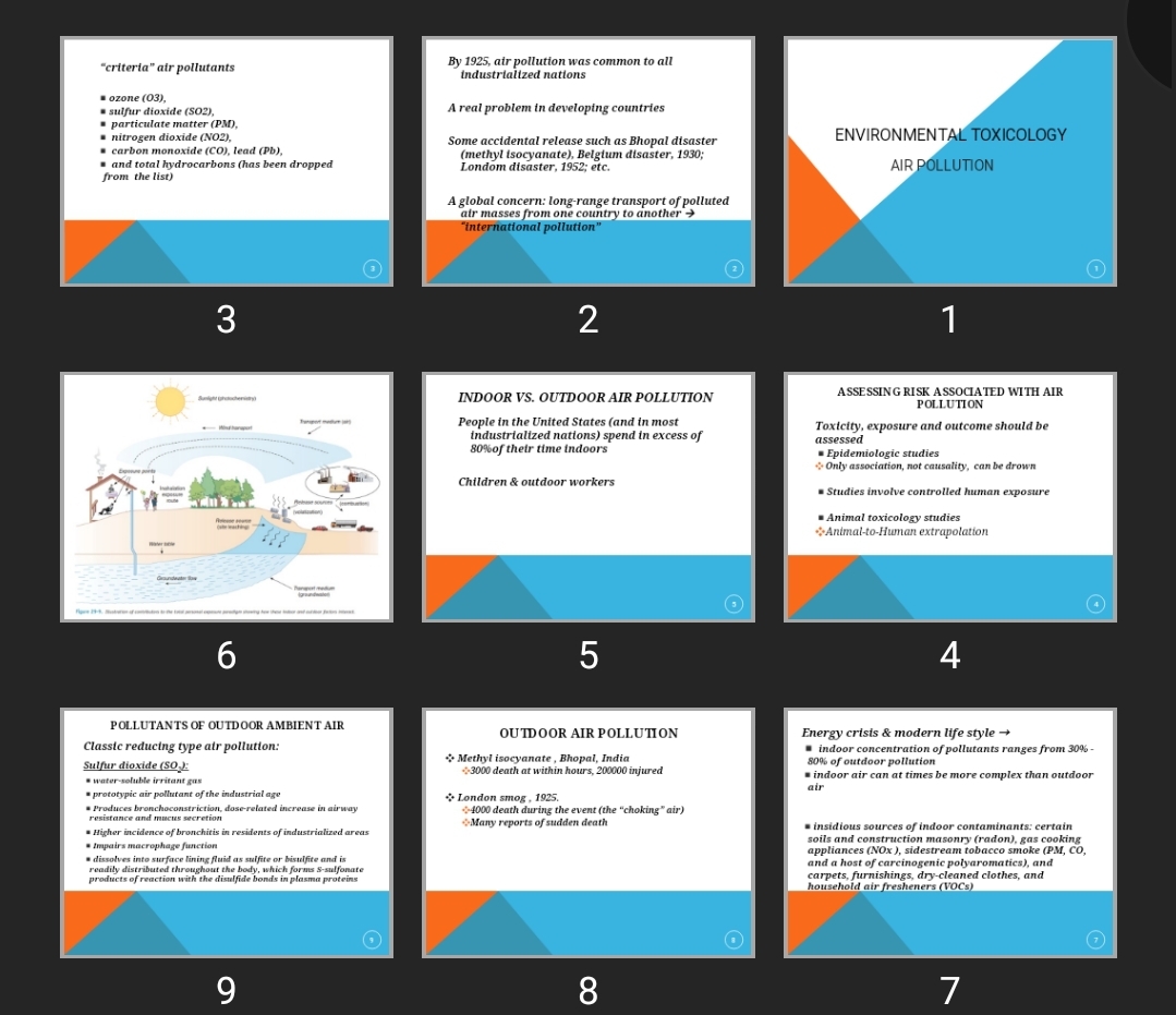 پاورپوینت ENVIRONMENTAL TOXICOLOGY