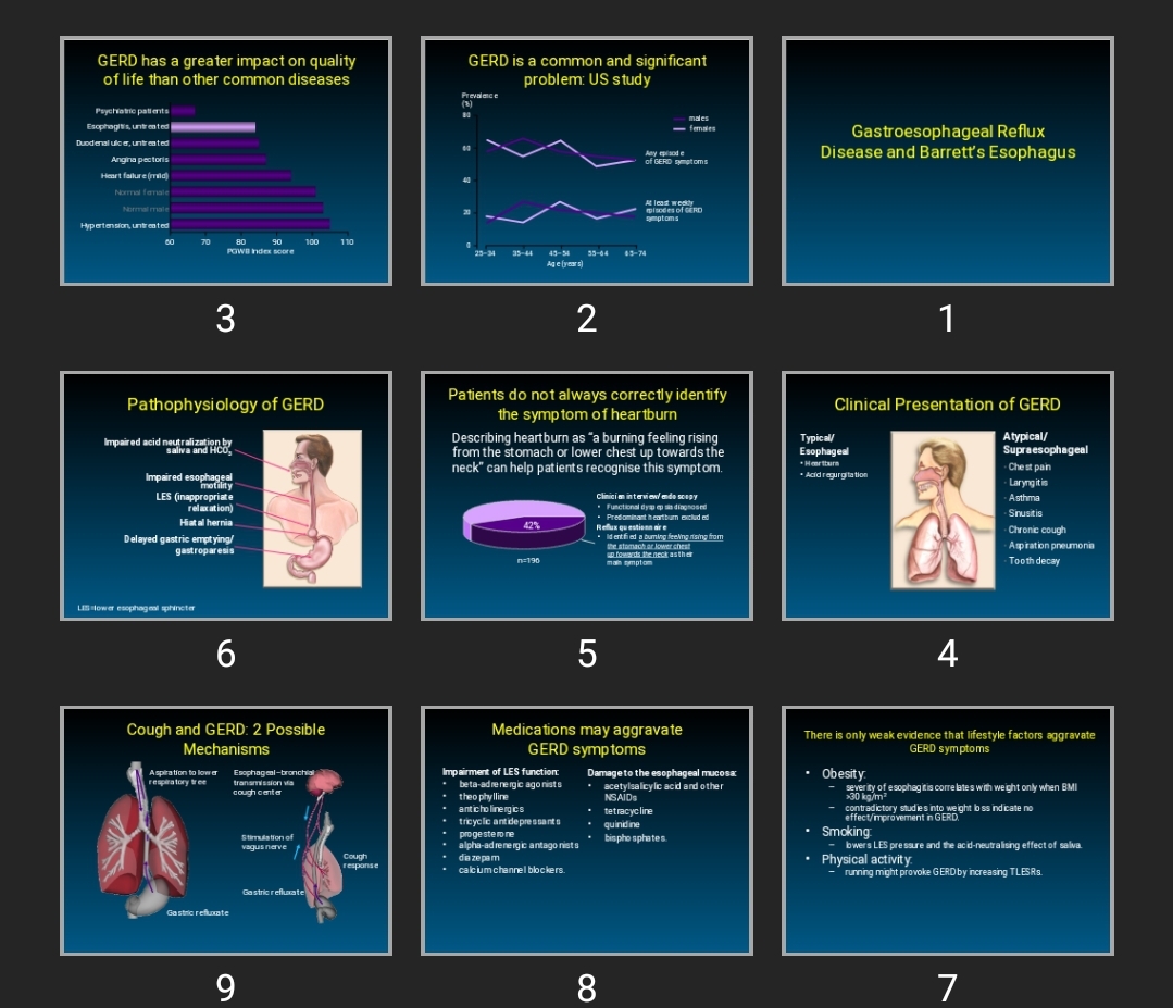 پاورپوینت Gastroesophageal Reflux Disease and Barrett’s Esophagus