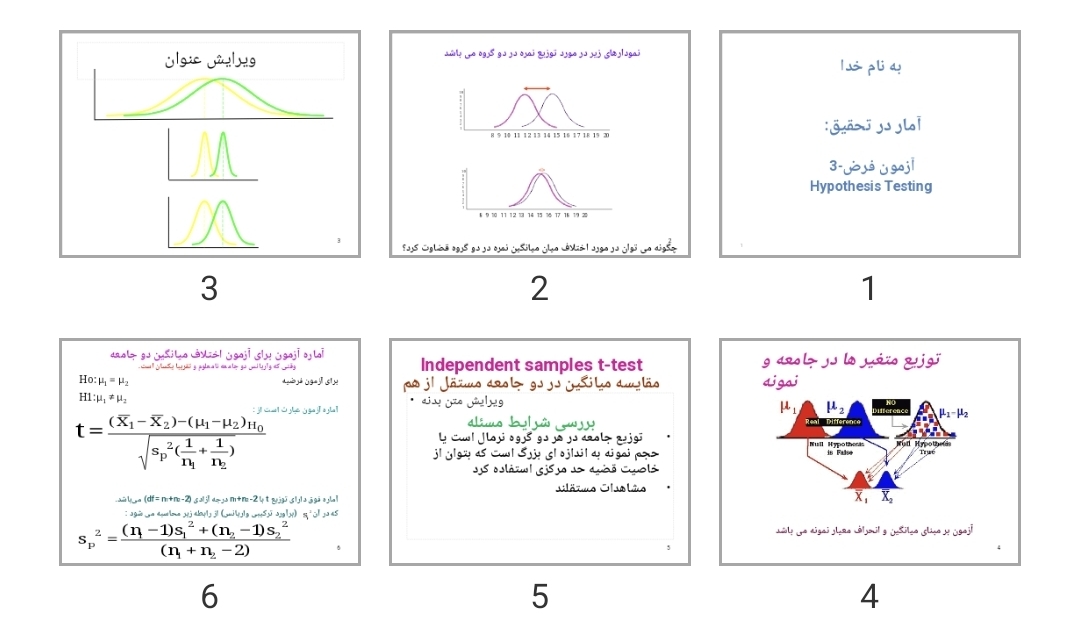پاورپوینت آمار در تحقیق: آزمون فرض-3  Hypothesis Testing