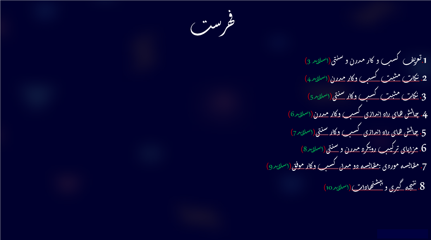 مقایسه ی راه اندازی کسب و کار مدرن و سنتی