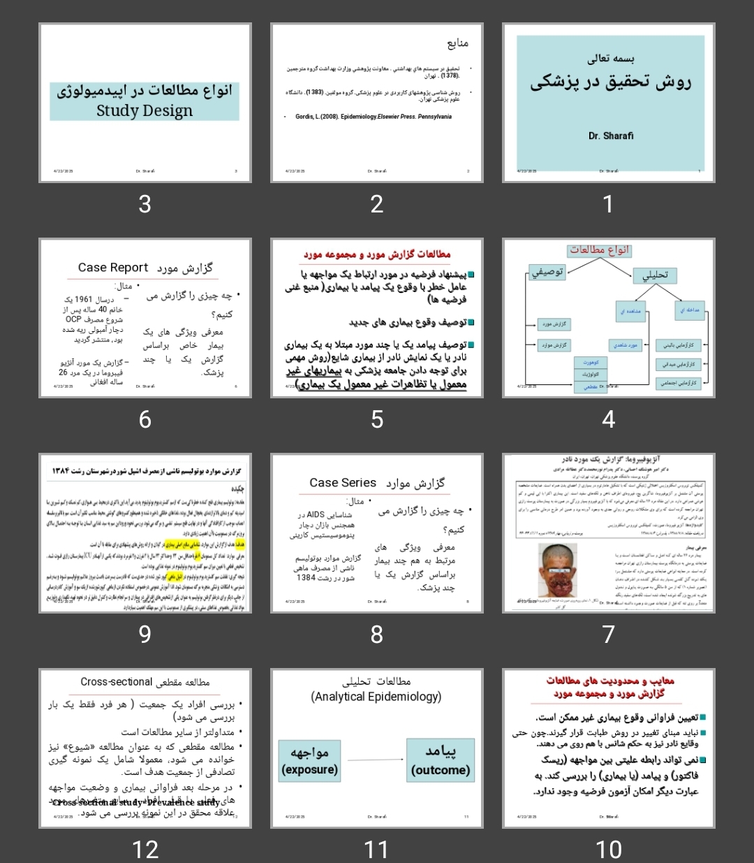 پاورپوینت روش تحقیق در پزشکی