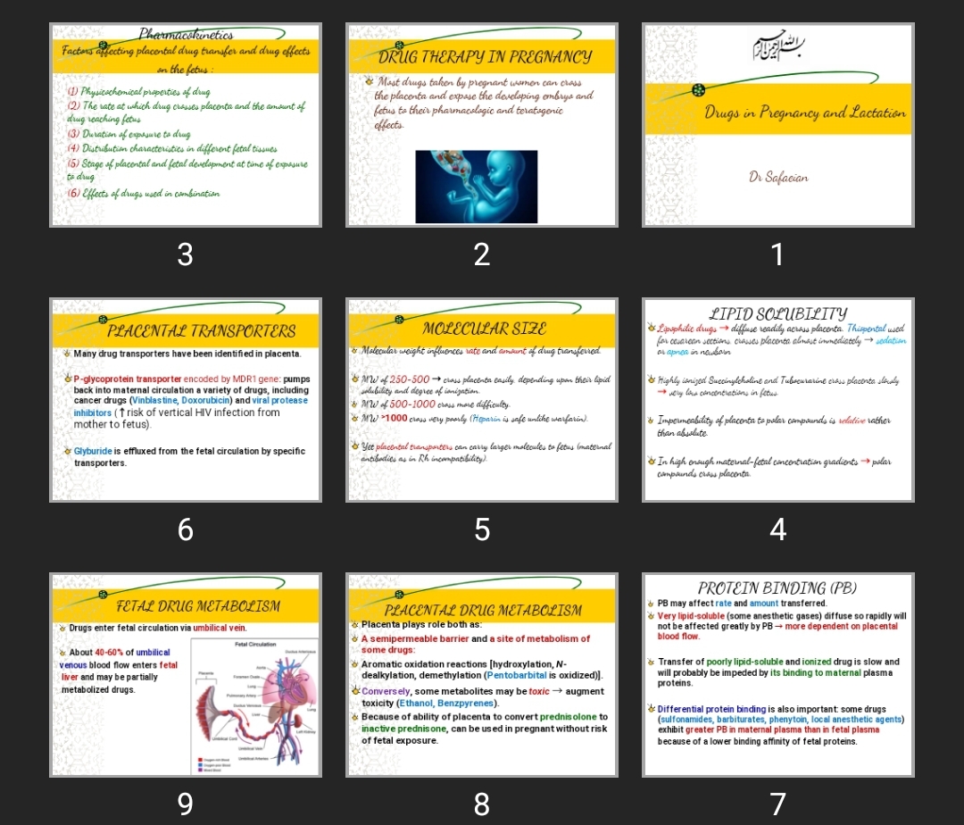 پاورپوینت Drugs in Pregnancy and Lactation