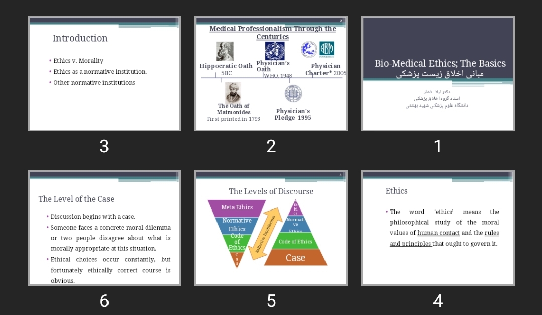 پاورپوینت Bio-Medical Ethics; The Basics مبانی اخلاق زیست پزشکی