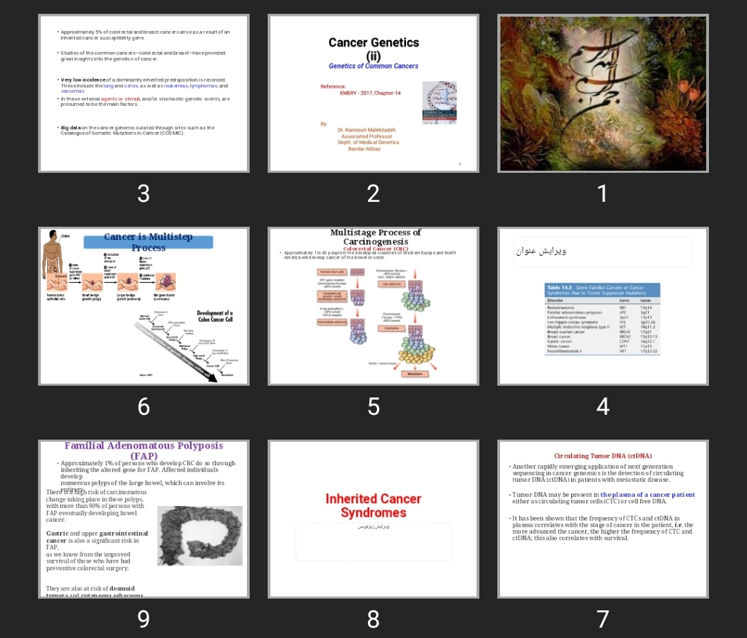 پاورپوینت Cancer Genetics (ii)