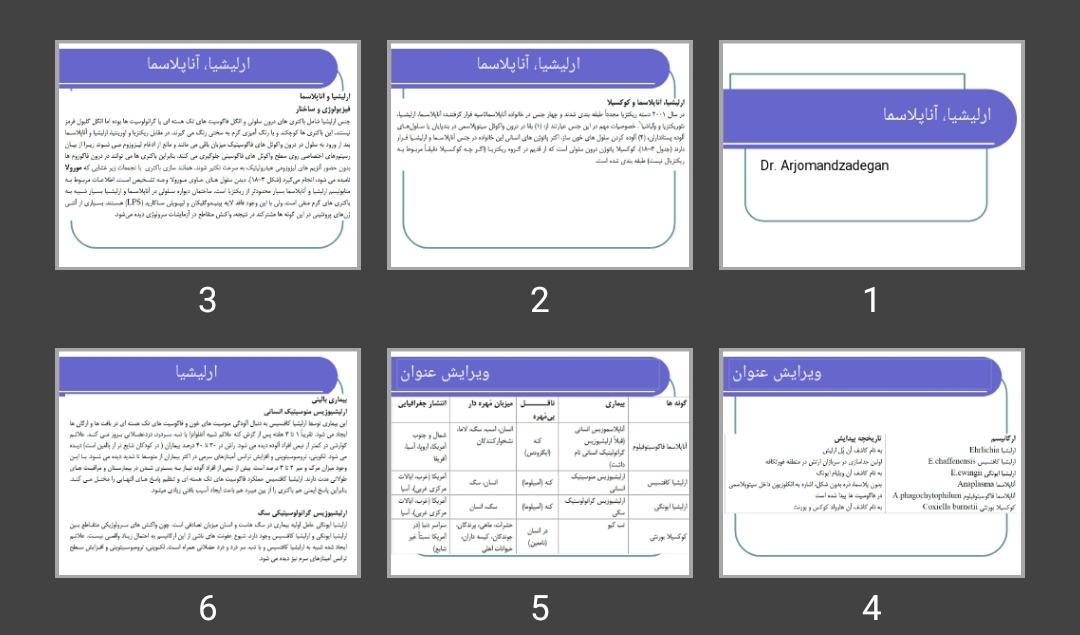 پاورپوینت ارلیشیا، آناپلاسما