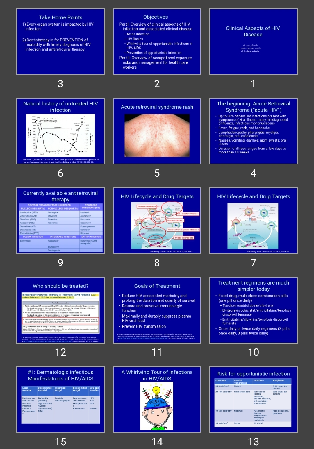 پاورپوینت Clinical Aspects of HIV Disease