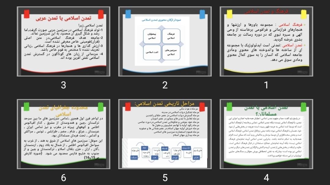 پاورپوینت فرهنگ و تمدن اسلامی