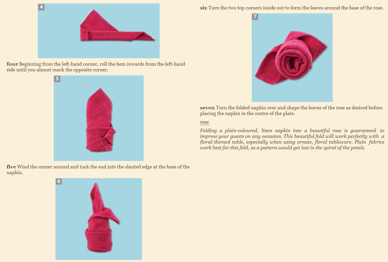 دانلود کتاب هنر تاکردن دستمال سفره