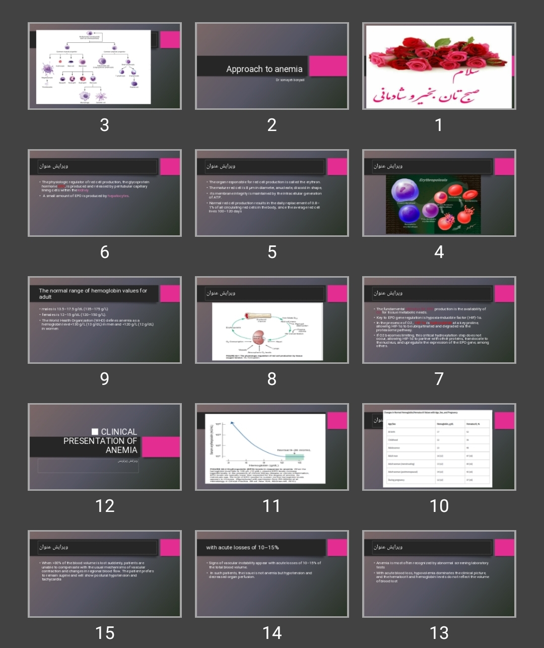پاورپوینت Approach to anemia