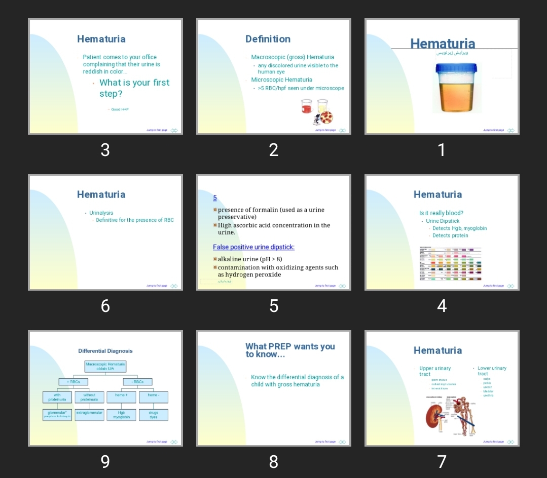 پاورپوینت Hematuria