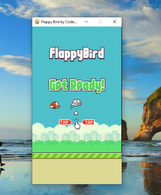 بازی flappy bird با پایتون