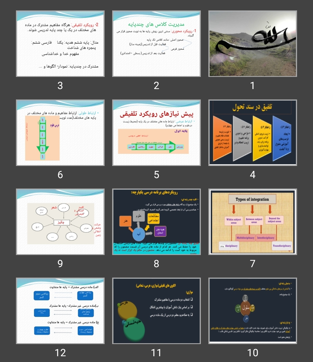 پاورپوینت مدیریت و آموزش کلاس چندپایه