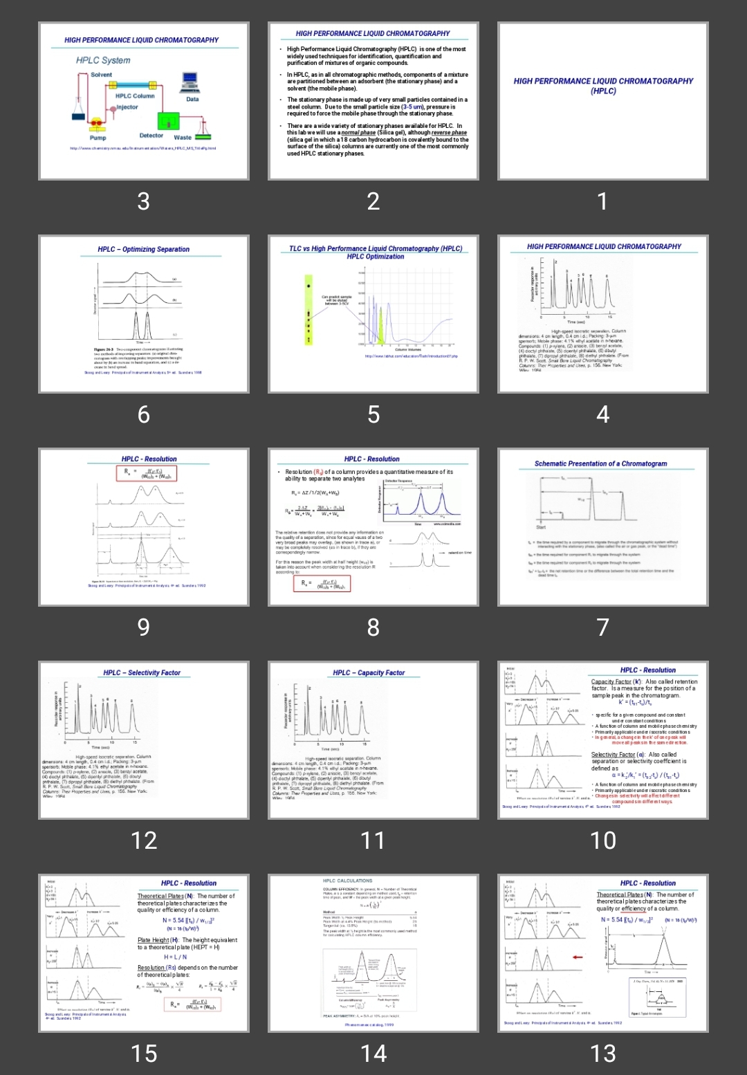 پاورپوینت HIGH PERFORMANCE LIQUID CHROMATOGRAPHY (HPLC)