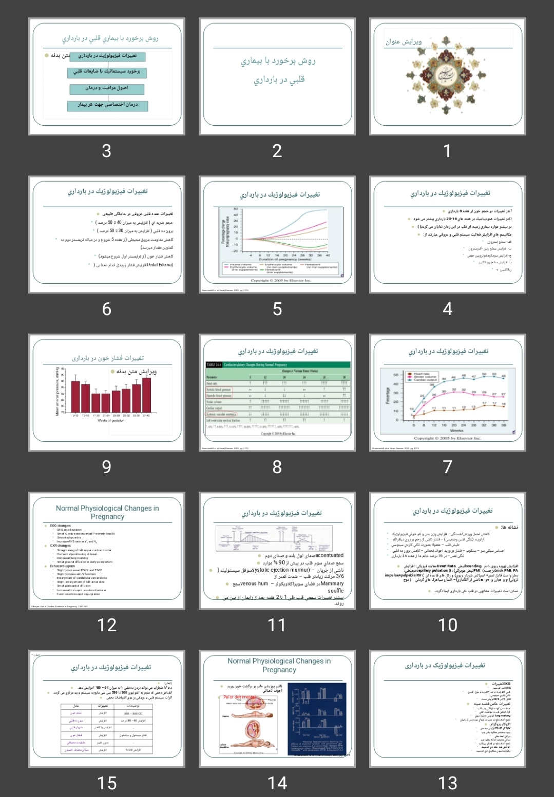 پاورپوینت روش برخورد با بيماری قلبی در بارداری