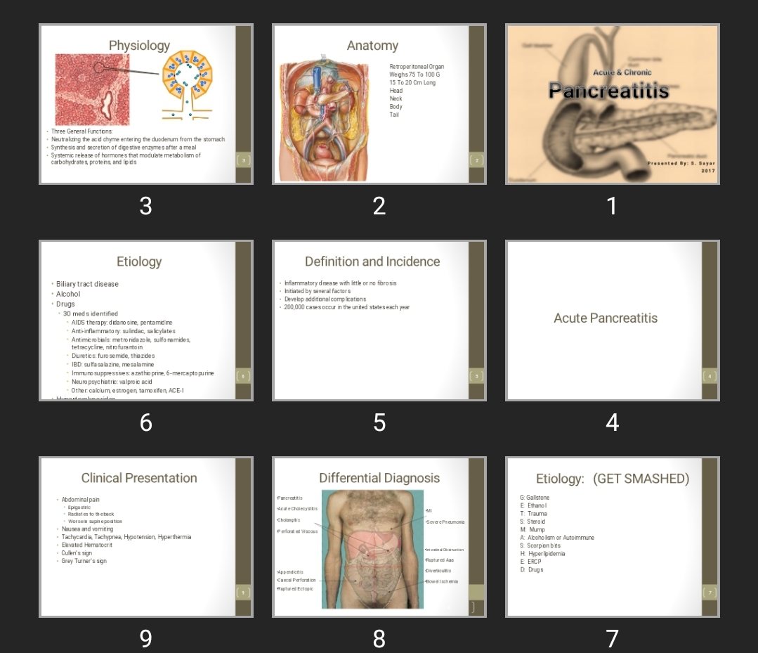 پاورپوینت Acute & Chronic Pancreatitis