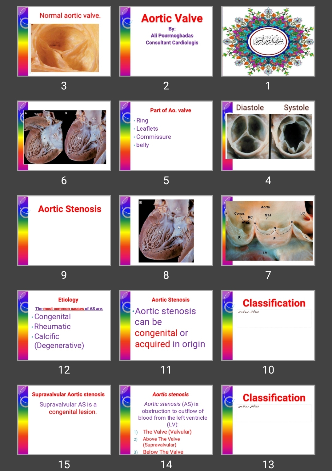 پاورپوینت Aortic Valve AS