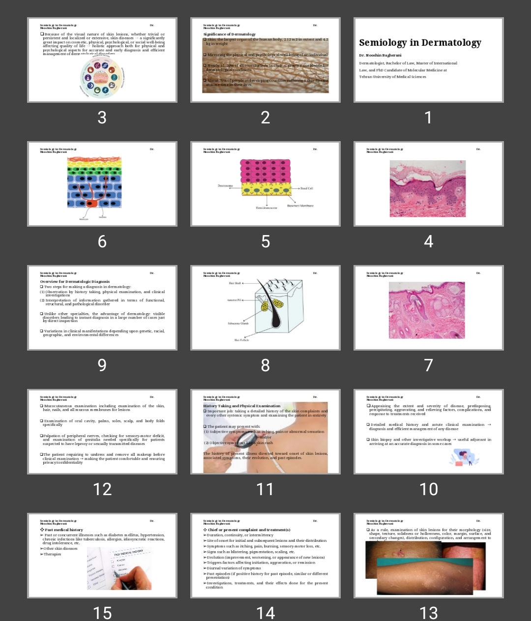 پاورپوینت Semiology in Dermatology