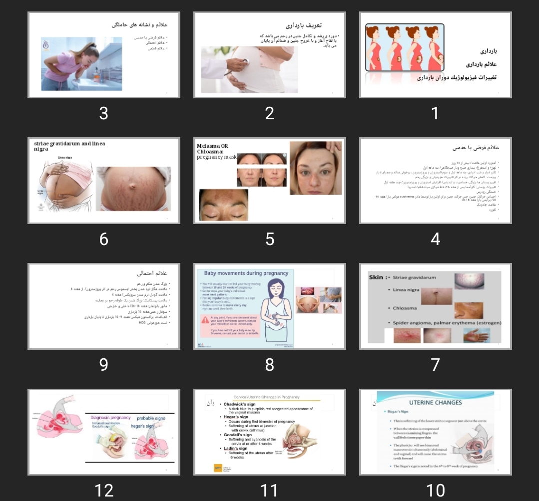 پاورپوینت فيزيولوژی بارداری