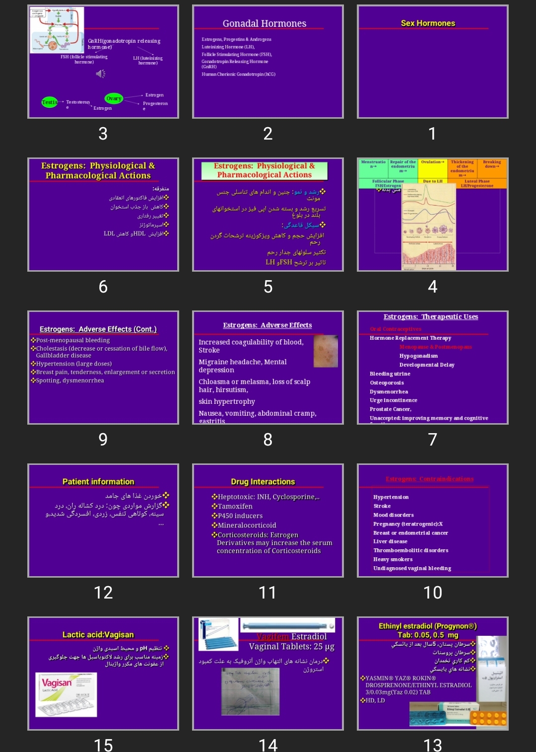 پاورپوینت Sex Hormones