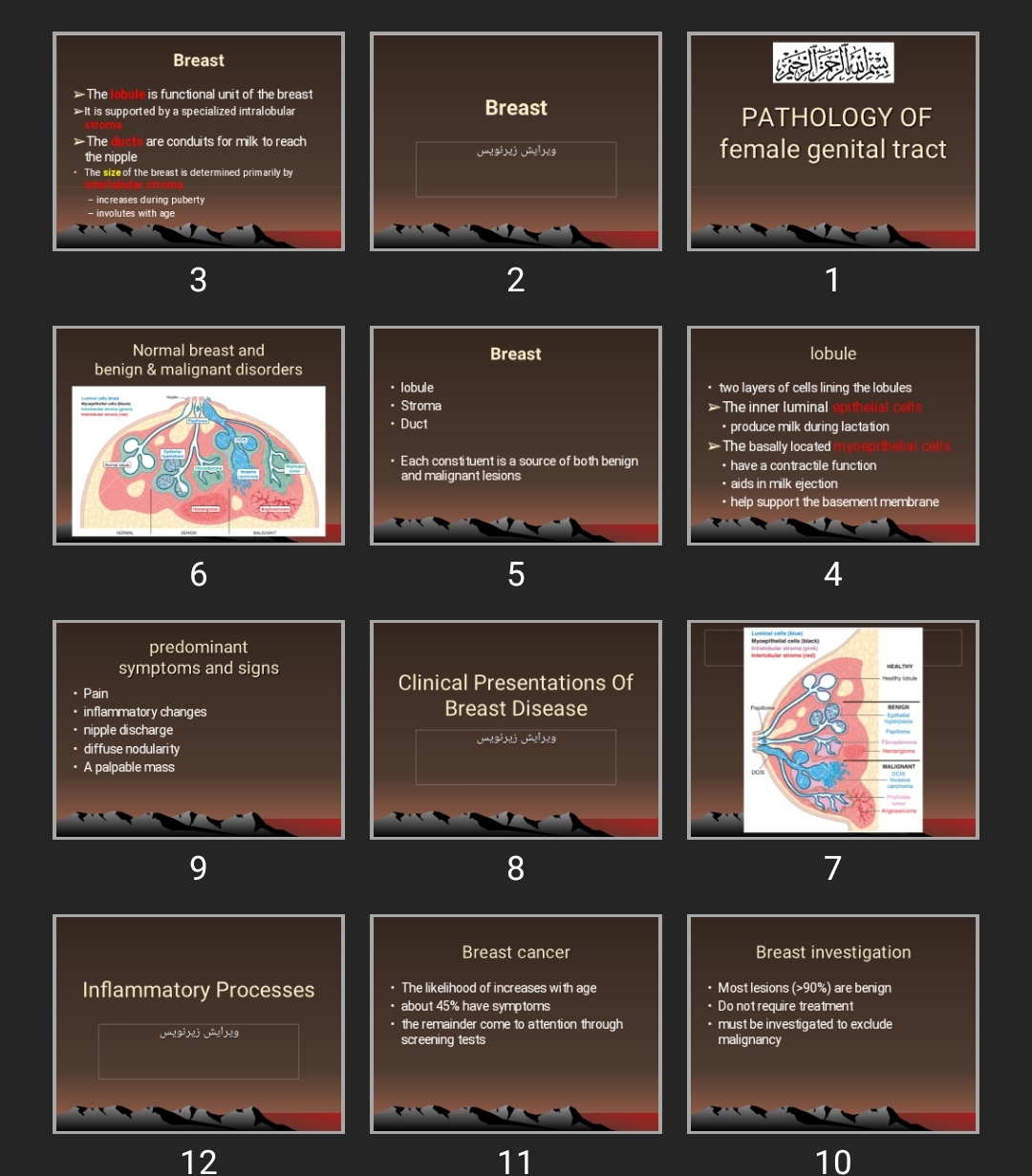 پاورپوینت  PATHOLOGY OF female genital tract