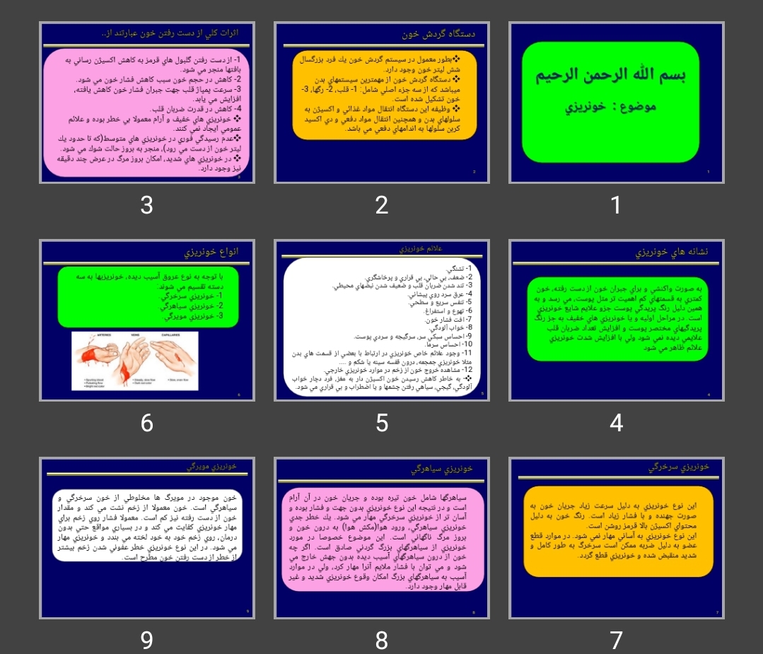 پاورپوینت خونریزی