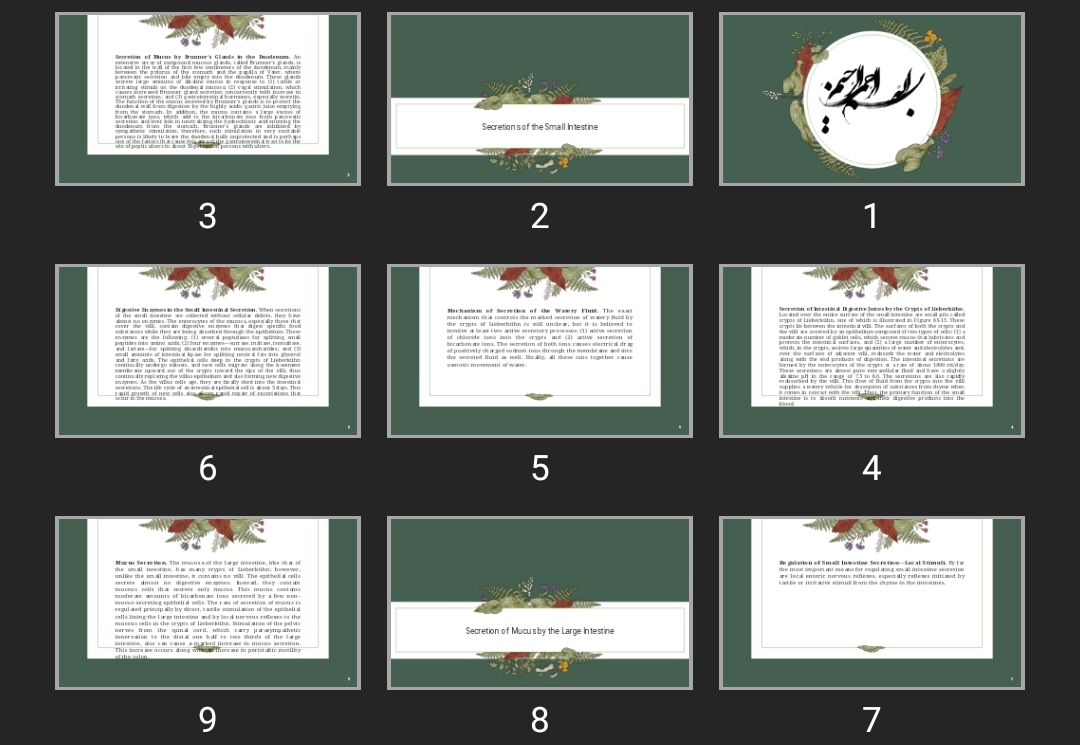 پاورپوینت Secretions of the Small Intestine