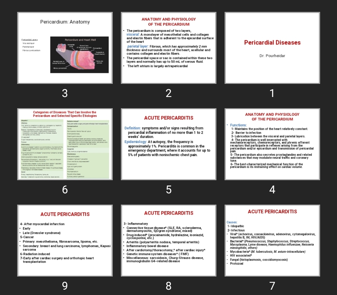 پاورپوینت Pericardial Diseases