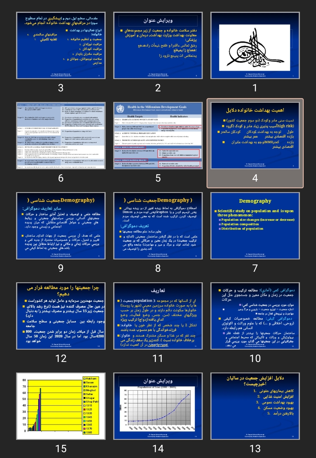 پاورپوینت جمعیت شناسی