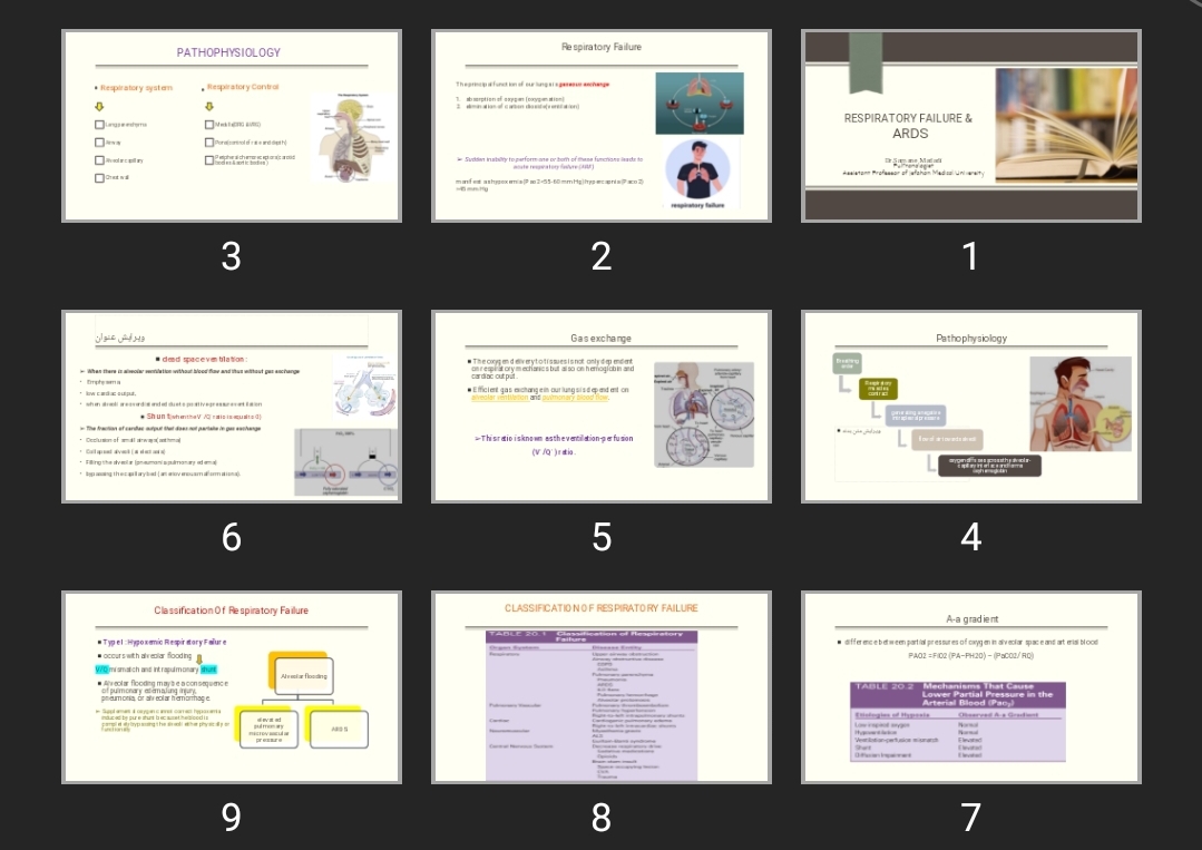 پاورپوینت Respiratory failure & ards