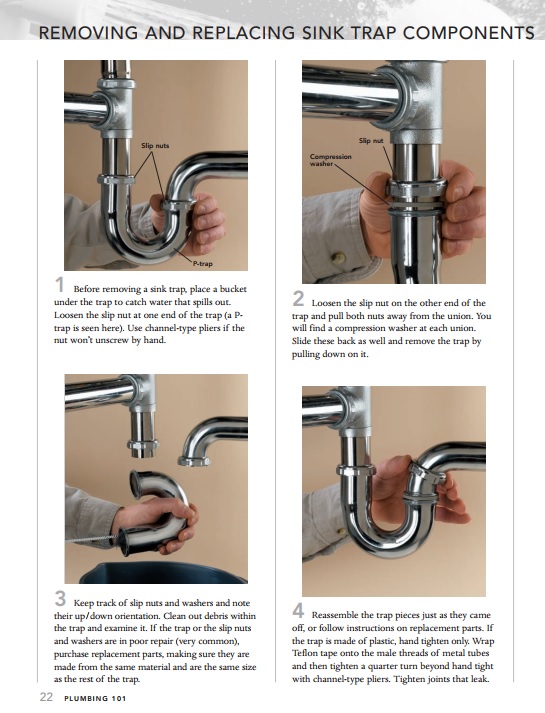 کتاب Plumbing 101: 25 Repairs & Projects You Really Can Do تعمیرات لوله کشی در منزل