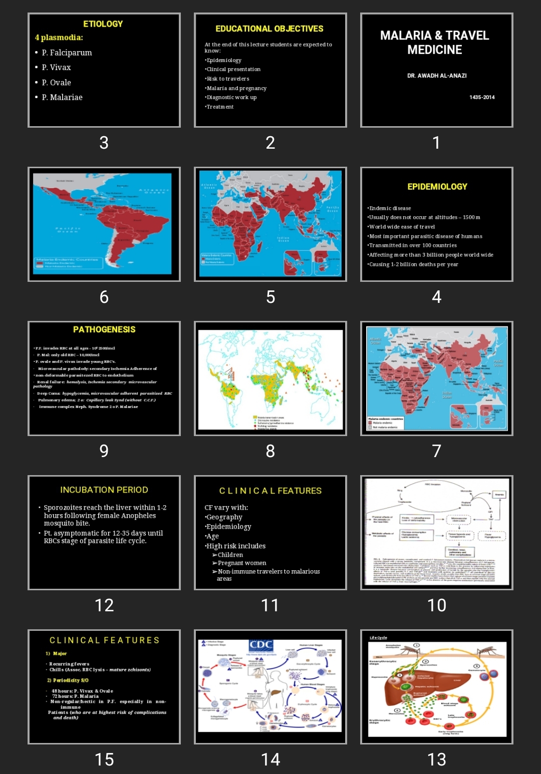 پاورپوینت MALARIA & TRAVEL MEDICINE
