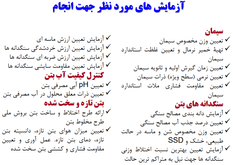 جزوه آزمایشگاه بتن به همراه آشنایی با روش های گزارش نویسی