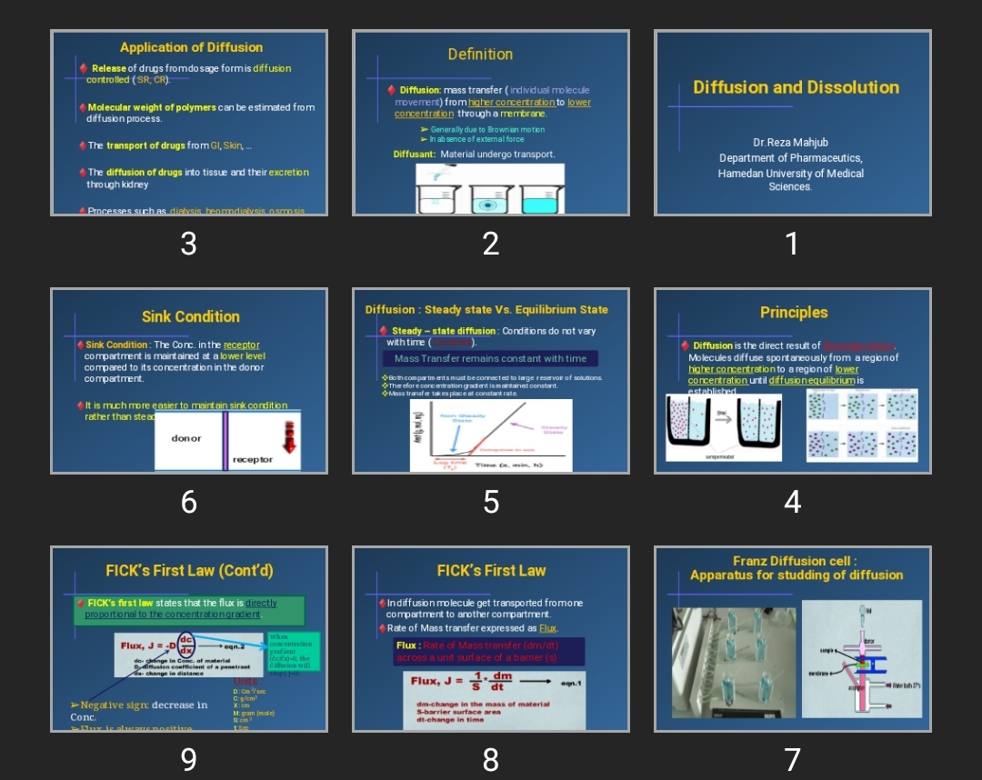 پاورپوینت Diffusion and Dissolution