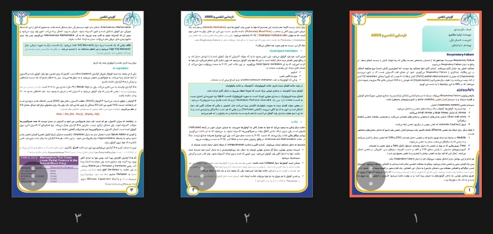 جزوه نارسایی تنفسی و ARDS