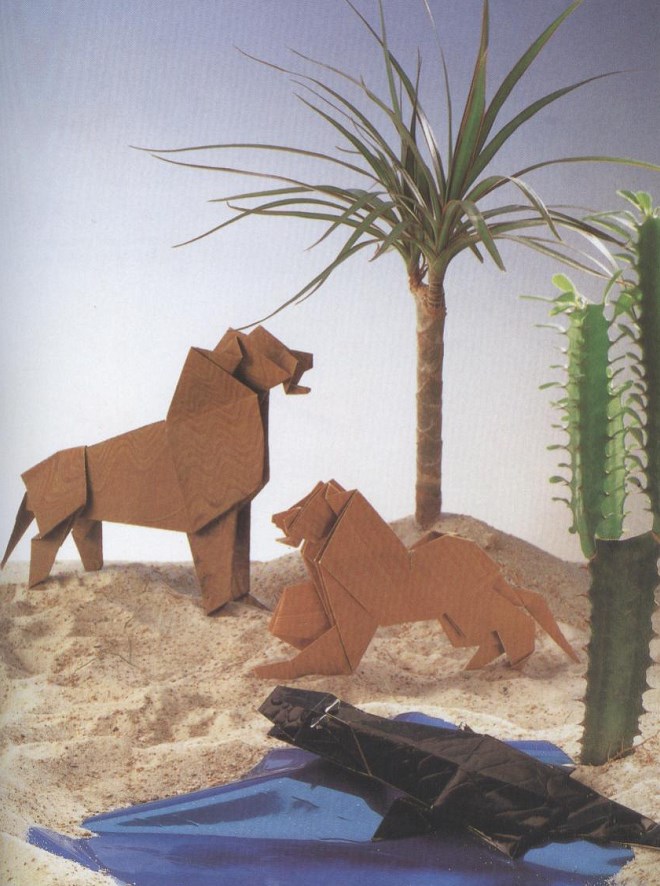 اوریگامی زیبا. کتاب هنر کاغذ و تا (انگلیسی)