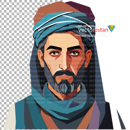 png عکس مردجوان باعمامه و عبا(پوشش قدیمی)