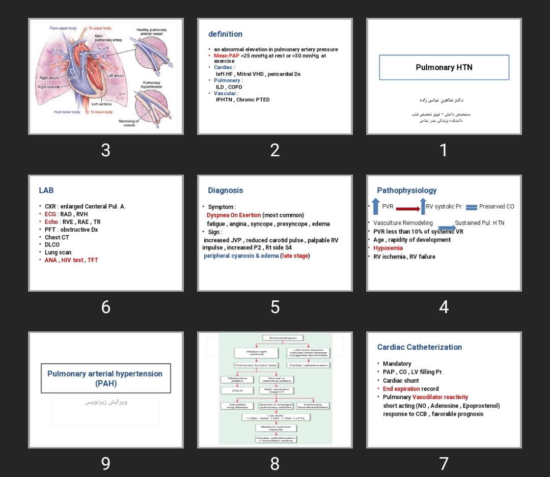 پاورپوینت Pulmonary HTN