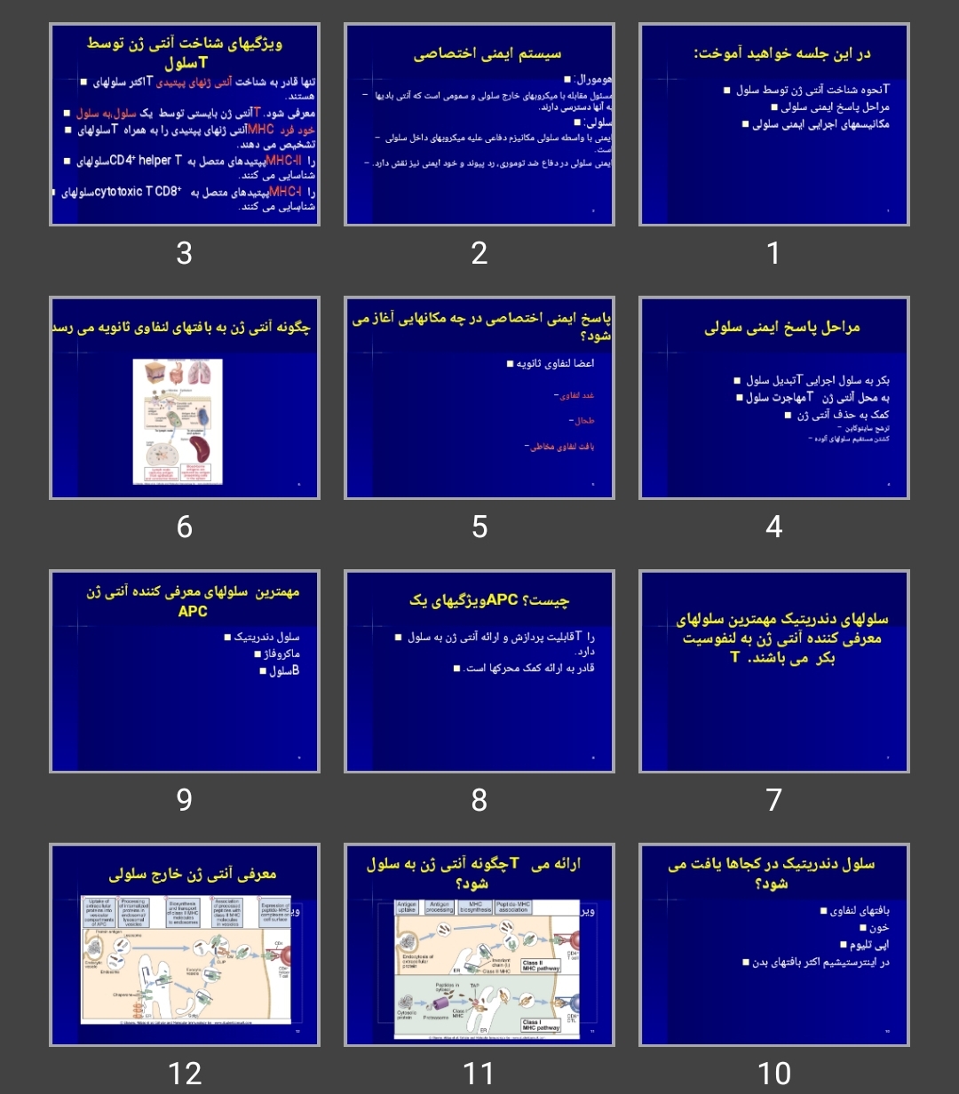 پاورپوینت ایمنی سلولی
