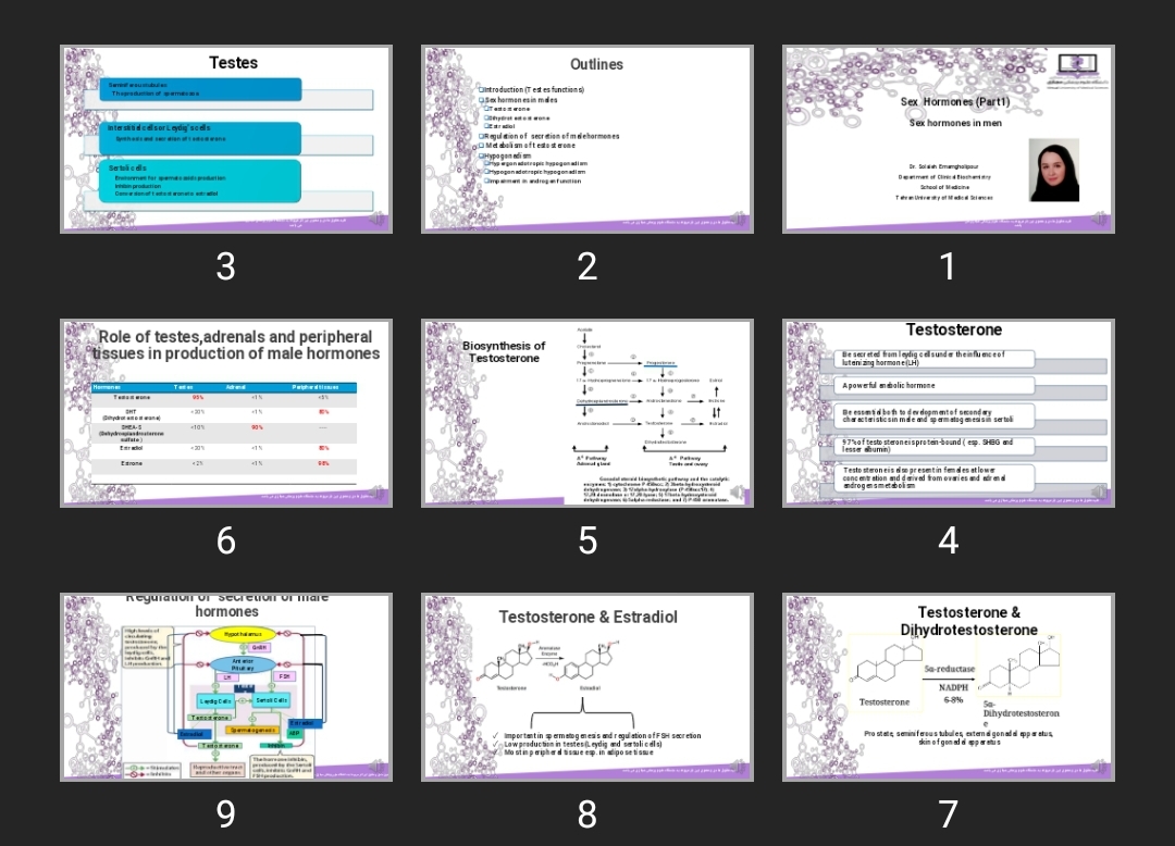 پاورپوینت Gonadal Hormones Medicine