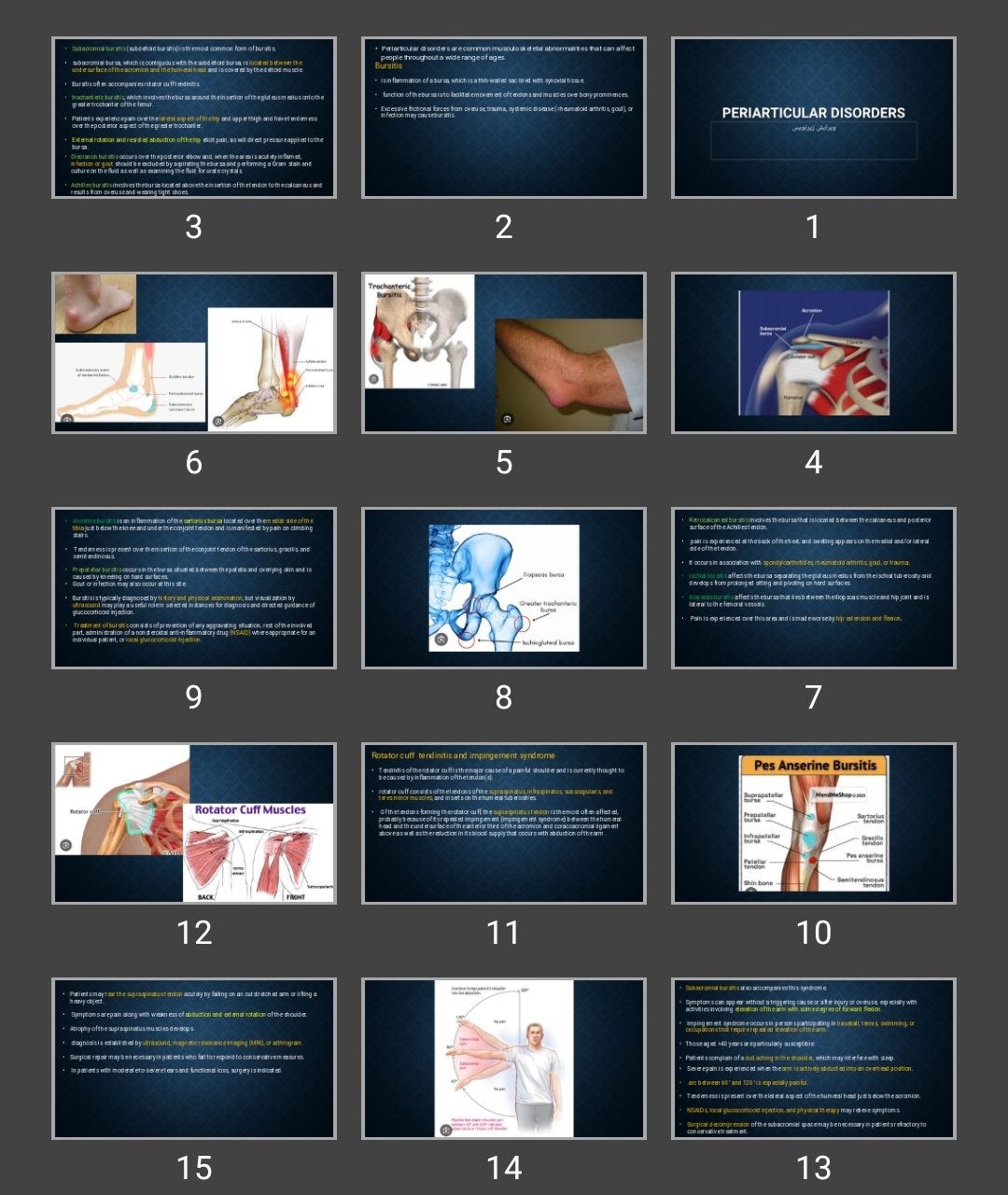 پاورپوینت Periarticular disorders