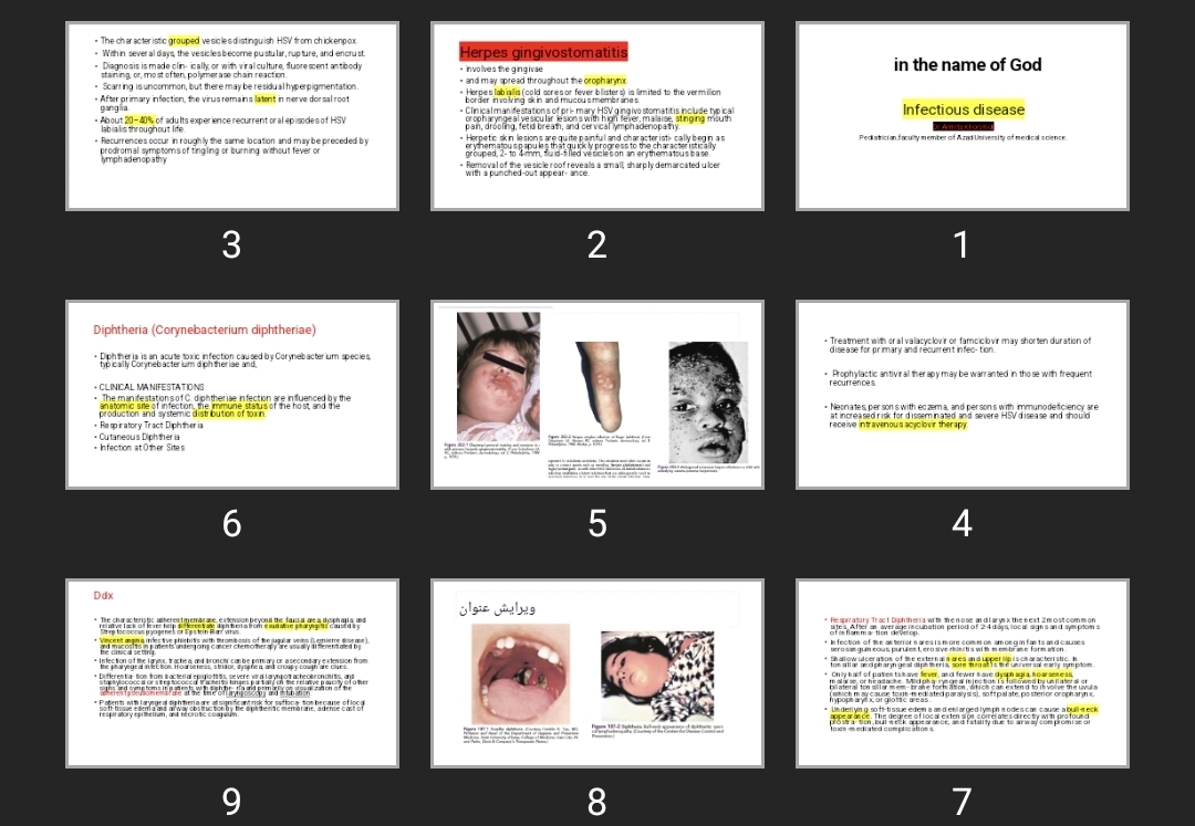 پاورپوینت Infectious disease
