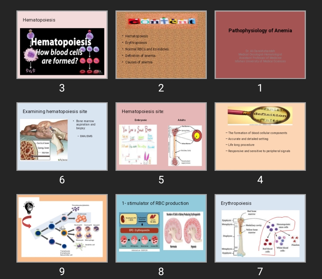 پاورپوینت Pathophysiology of Anemia