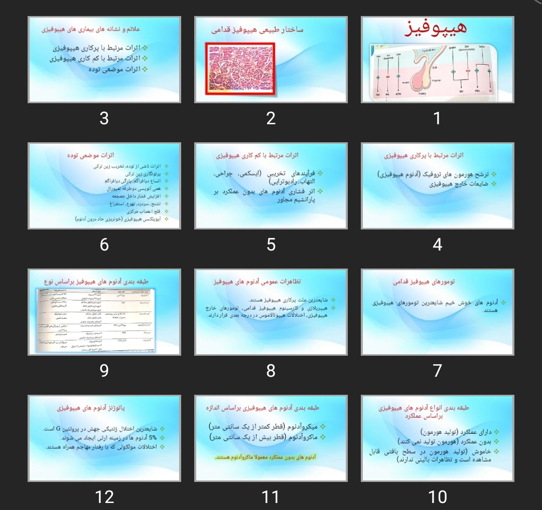 پاورپوینت هیپوفیز