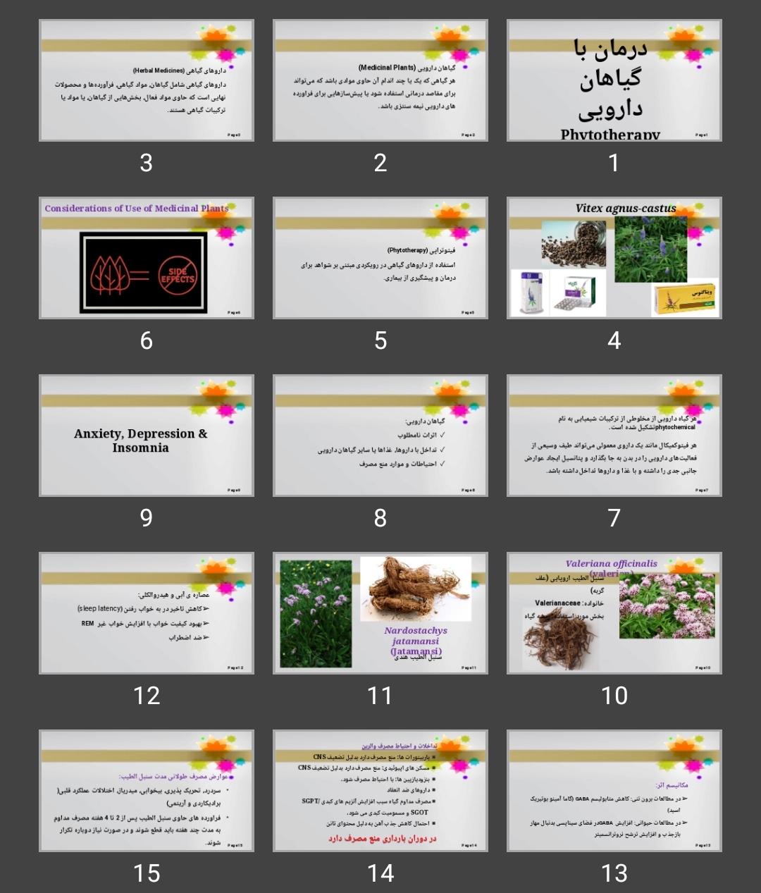 پاورپوینت درمان با گیاهان دارویی Phytotherapy