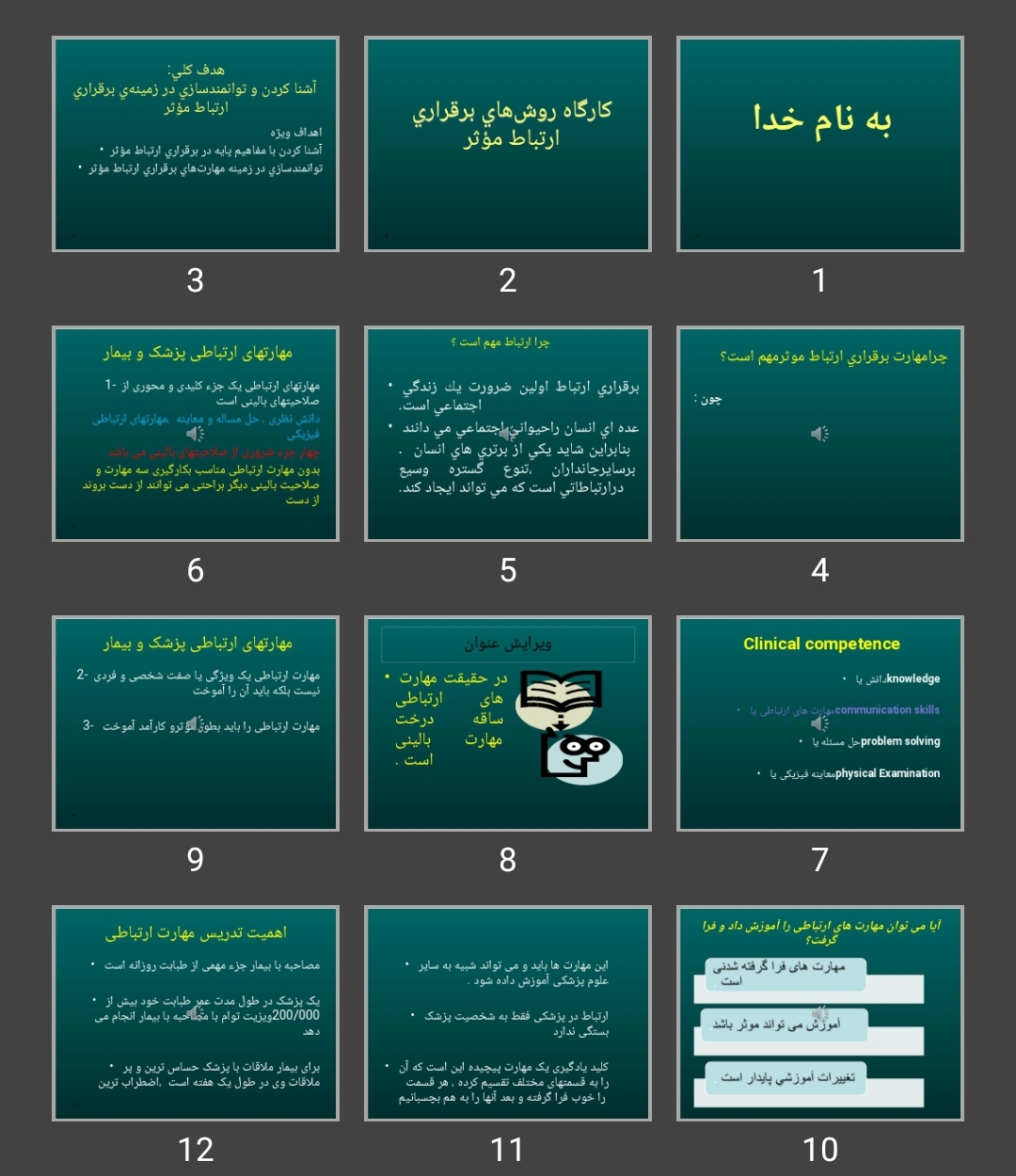 پاورپوینت كارگاه روش‌های برقراری ارتباط مؤثر